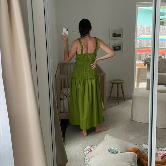 Doen Marianne Dress in Sprig - Picture 6 of 7